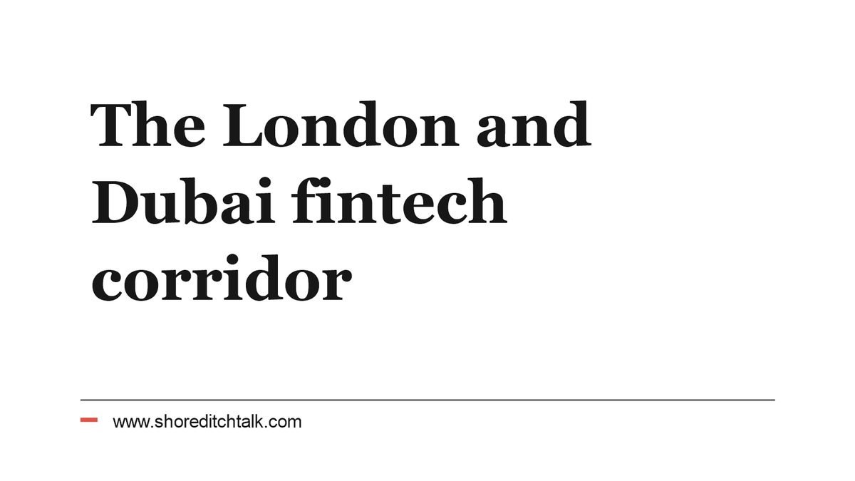 Fintech operating desks in London and Dubai linked by a cross-border payment workflow
