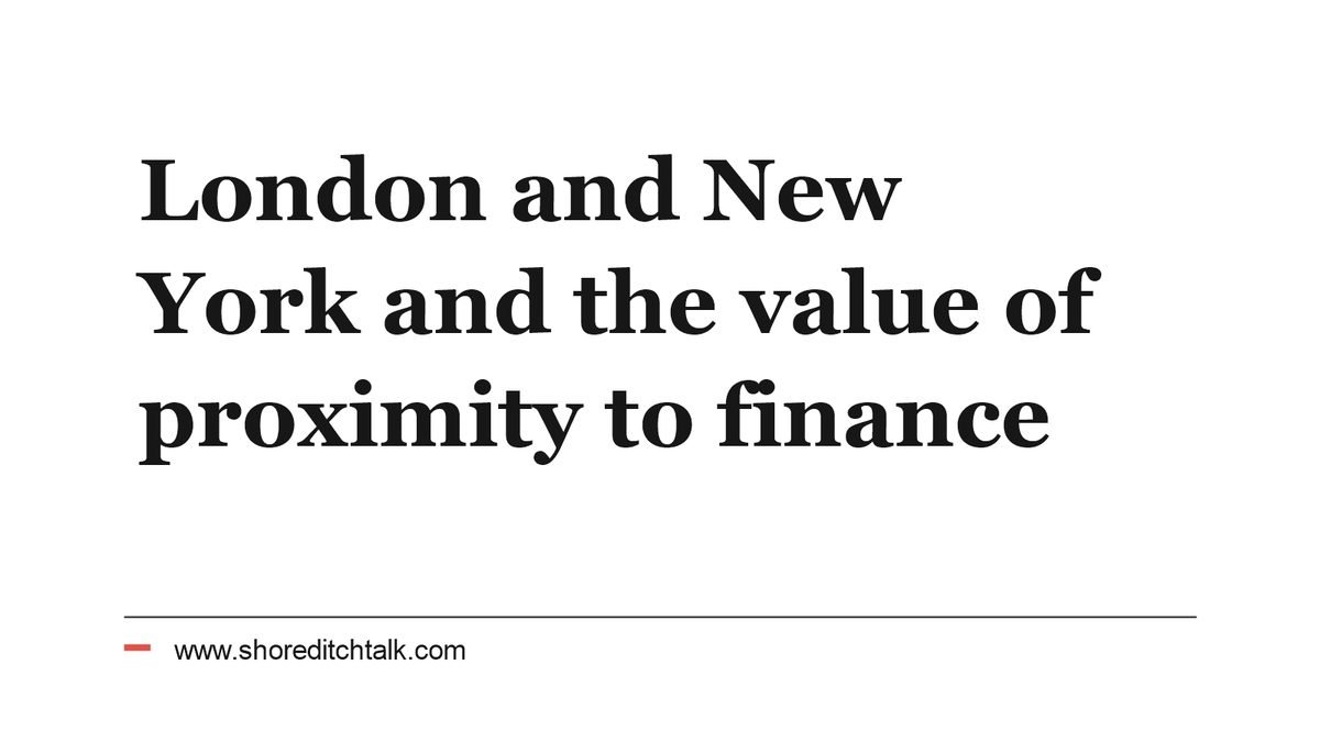 Fintech product meetings represented in London and New York financial offices