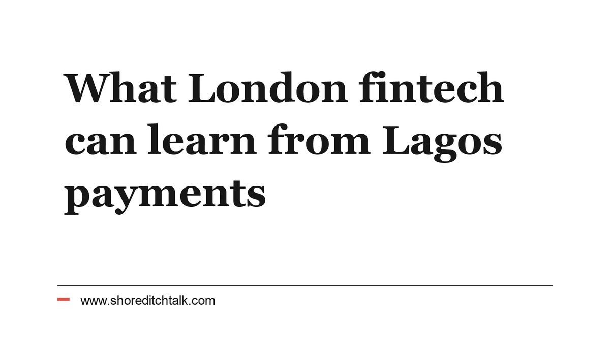 Merchant payments in Lagos connected to a London fintech operations team